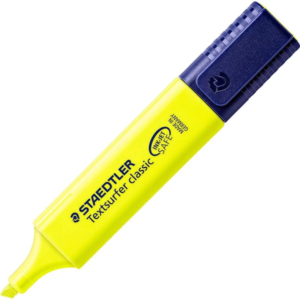 Staedtler Textsurfer Classic Highlighter | Yellow pack of (2)