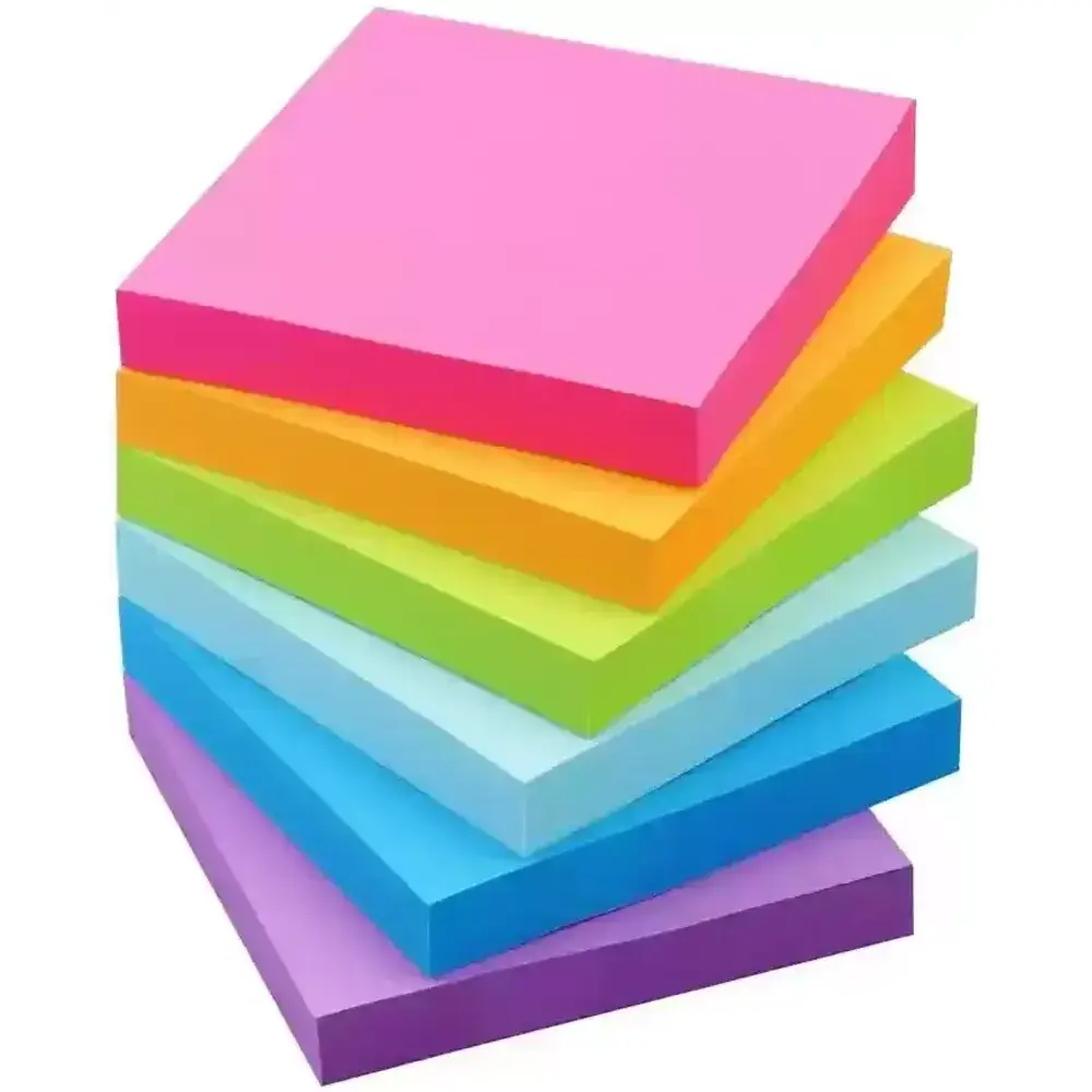 SUPRAMA sticky notes 80 Sheets regular, 5 Colors (Multi-Color)